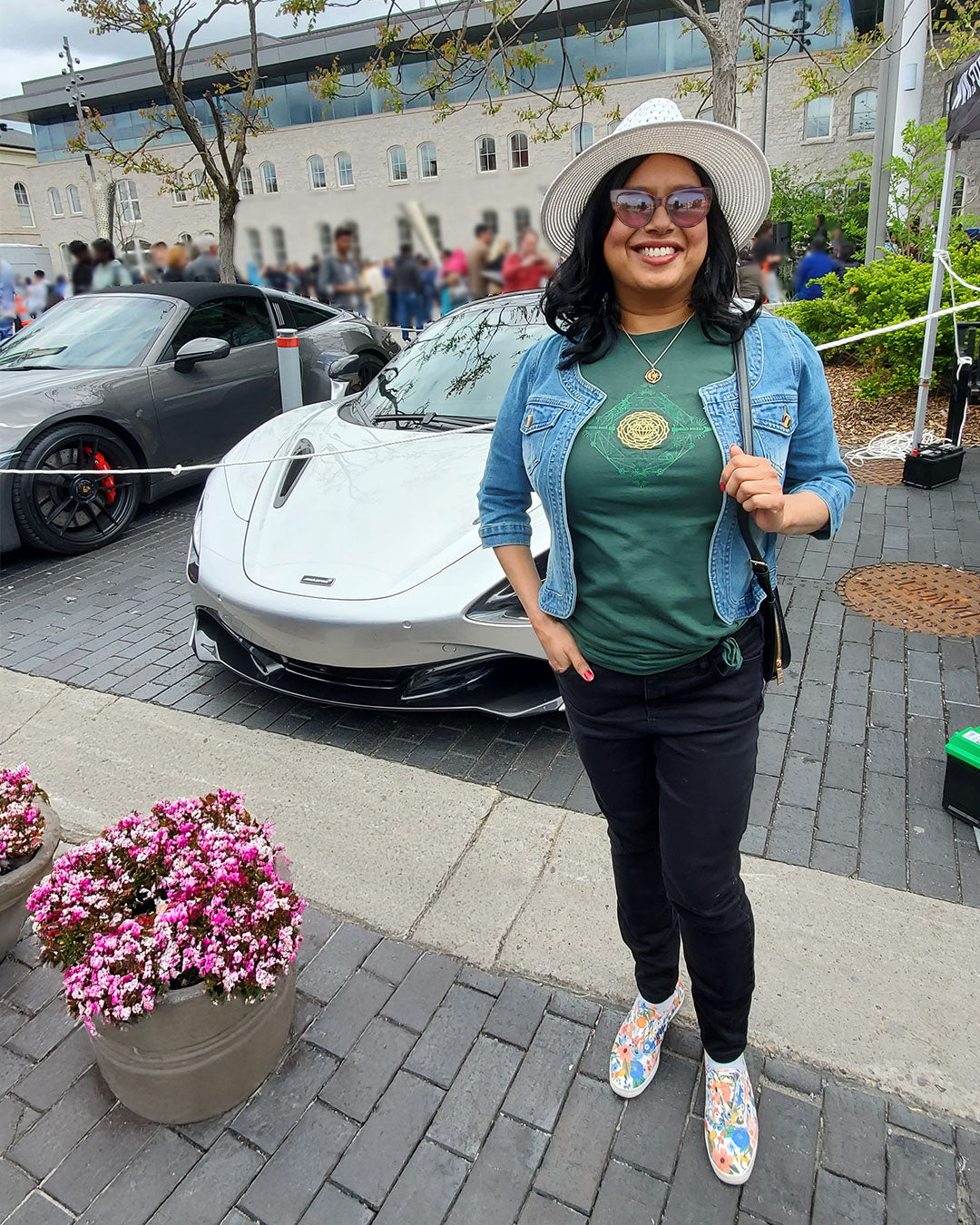 MARAKATA – The Emerald Yantra Tee – Gold Foil. Limited Edition.