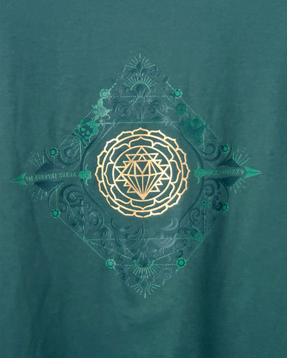 MARAKATA – The Emerald Yantra Tee – Gold Foil. Limited Edition.